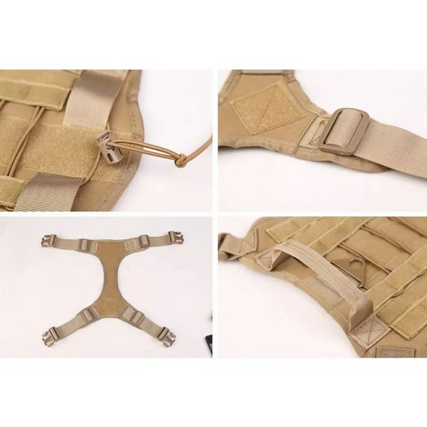 Conjunto de chalecos tácticos de caza para perros