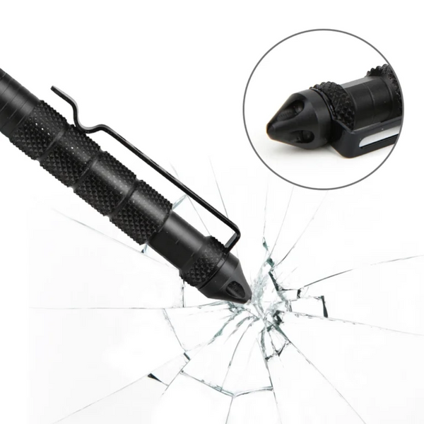 Pack 2 Pluma táctica Militar Defensa Personal Rompe Vidrio