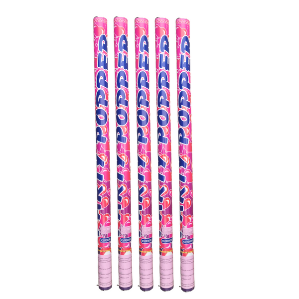Bazuca lanzador Confeti Cañon party popper 80cm pack 5