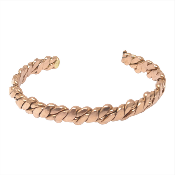 Pulsera brazalete delgado unisex bronce laton czn moda 1pz