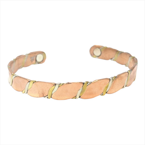 Pulsera brazalete delgado unisex bronce laton czn moda 1pz
