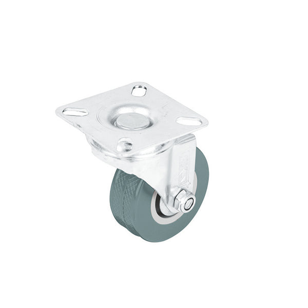 Pack 4 piezas Rueda rodaja de pvc de 2 pulgadas
