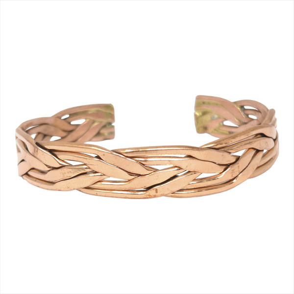 Pulsera brazalete delgado unisex bronce laton czn moda 1pz