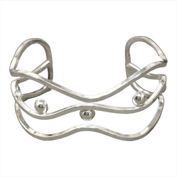 Pulsera brazalete Ancha unisex bronce laton czn moda 1pz