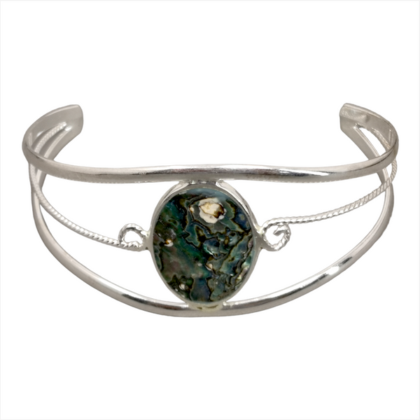 Pulsera brazalete Ancha unisex bronce laton czn moda 1pz