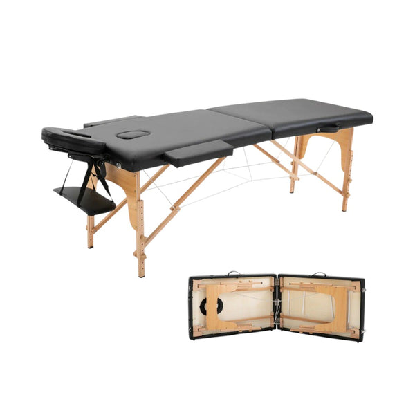 Cama Plegable De Masajes Portátil De 2 Secciones