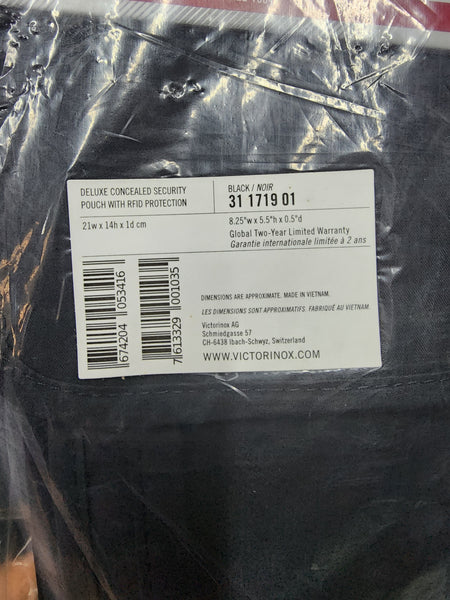 Bolsa Seguridad de Viaje Oculta Victorinox Proteccion Rfid