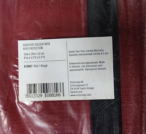 Porta Pasaporte Proteccion Rfid de viaje Victorinox