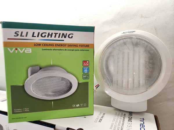 Lampara Sobreponer 32w plafon pack 4pz luz blanca fluorescente