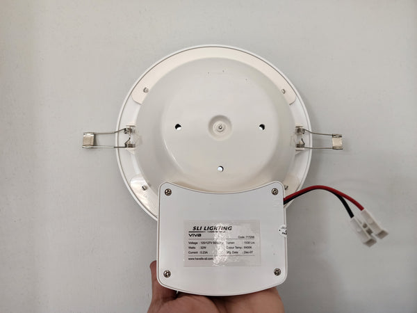 Lampara Sobreponer 32w plafon pack 4pz luz blanca fluorescente