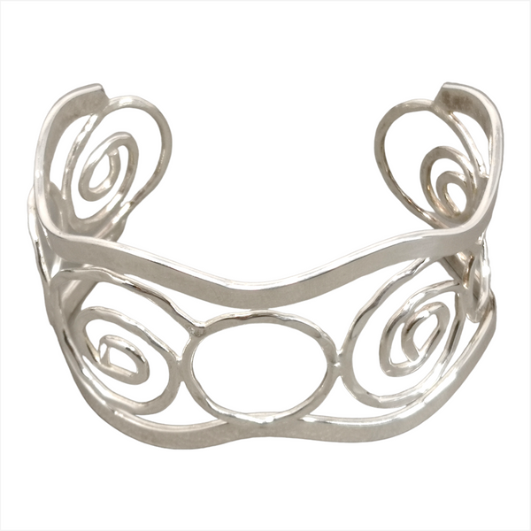 Pulsera brazalete Ancha unisex bronce laton czn moda 1pz