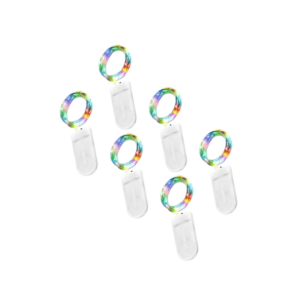 Pack 3 cajas con 6 luces led de hadas 2m 20 leds impermeables