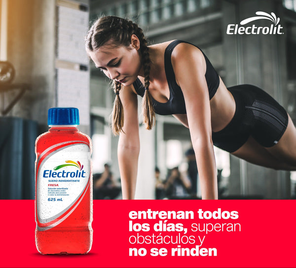 Pack2 caja Electrolito fresa 24 botellas 625 ML