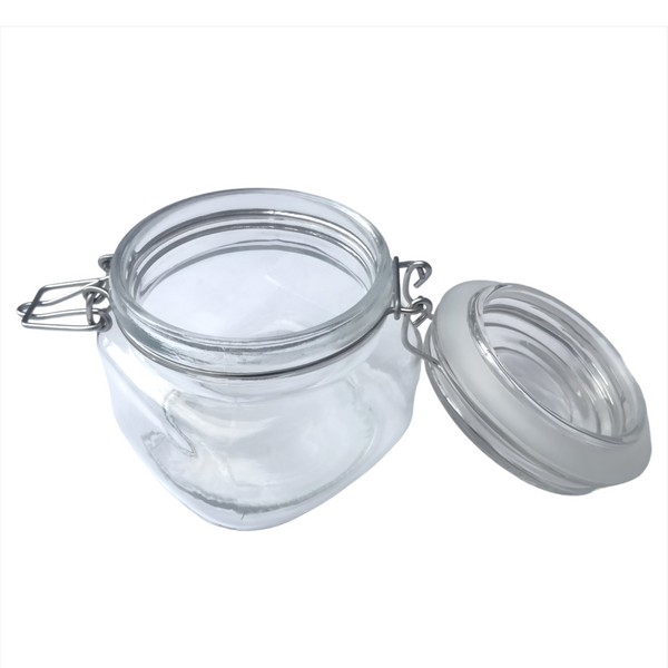 Frasco hermetico vidrio 36pz 500ml caja mayoreo