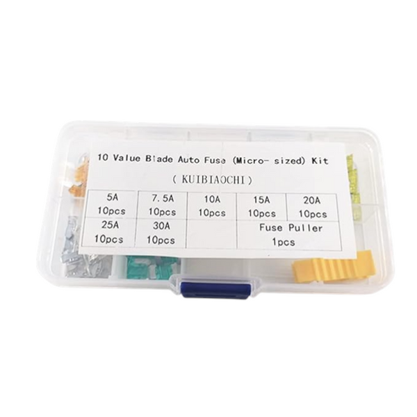 Kit 70 fusibles automotriz con caja