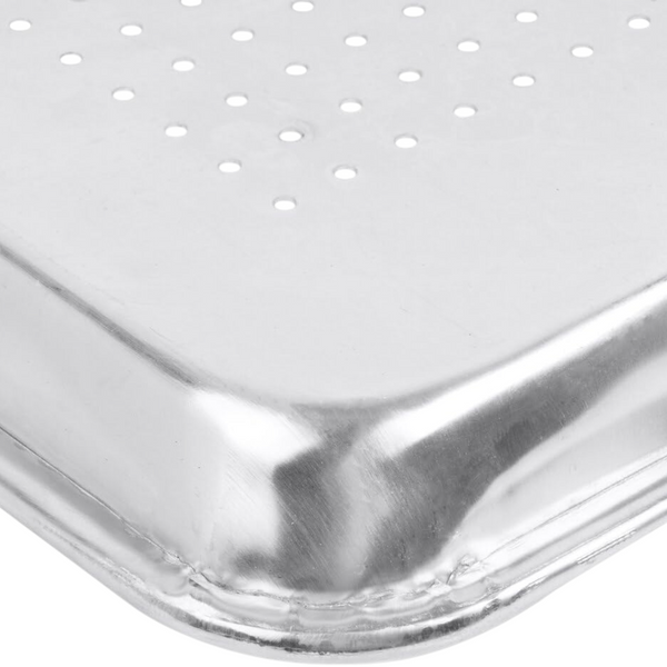 Bandeja plana microperforada de aluminio 80x60