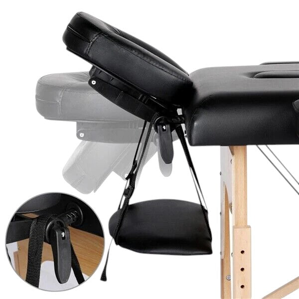 Cama Plegable De Masajes Portátil De 2 Secciones