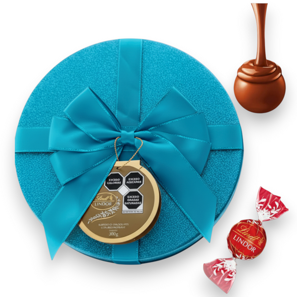 Surtido de Chocolate Lindor Relleno Suave Caja Metálica 300gr