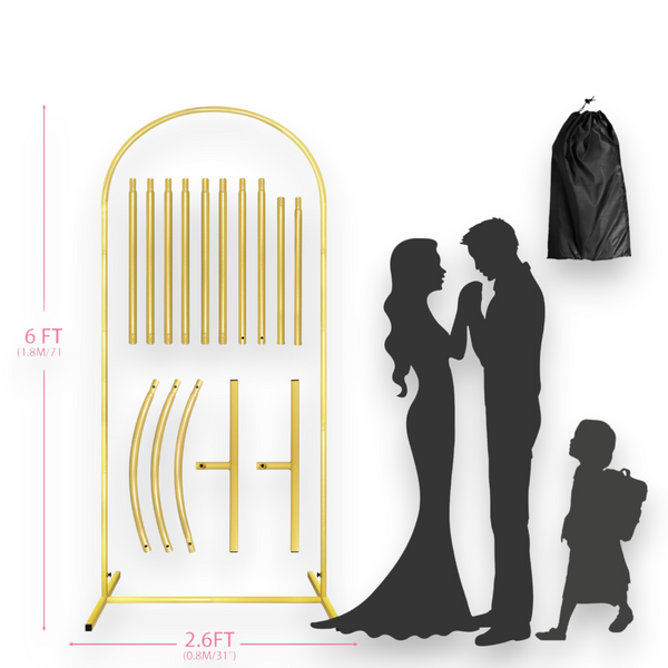 Soporte de pantalla de arco de boda de 80x180
