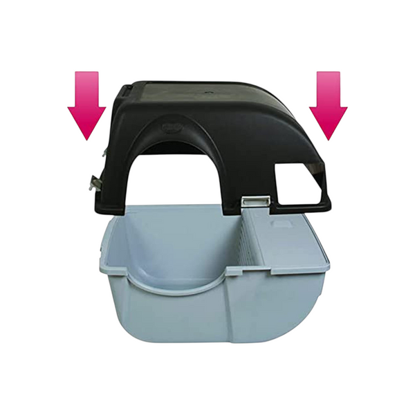Arenero Para Gatos Grande Omega Paw Color Gris Ez-ra20