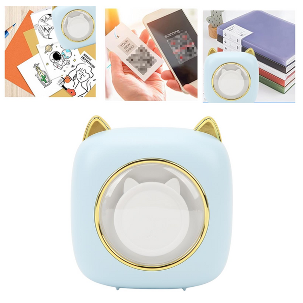 Mini Impresora Térmica portátil en Forma de Gato Impresora