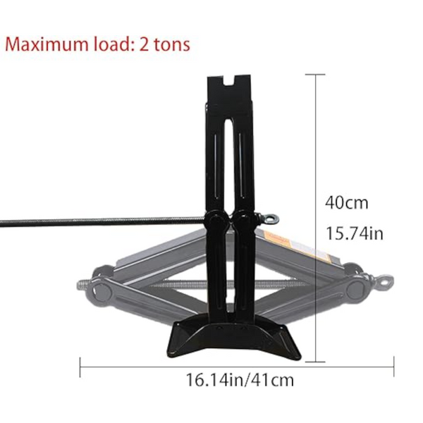 Gato manual de manivela de 2 toneladas herramienta para auto