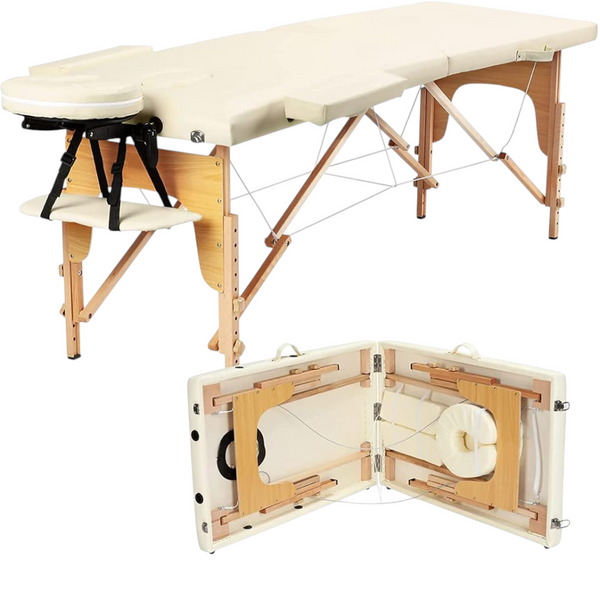 Cama de Masajes Portátil Profesional Plegable y Ajustable