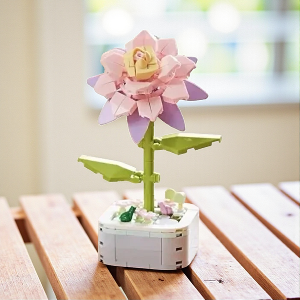 Bloques De Construcción decoración Flor Zuanma flowers