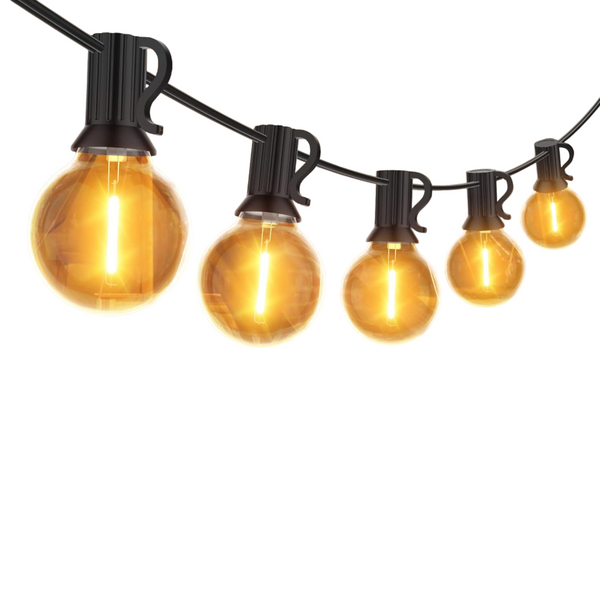 Guirnalda de luces 24 focos exterior led impermeable Vintage