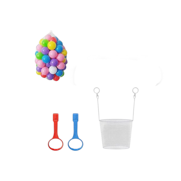 Corral para bebes con pelotas y aro de basket 180x150x66 cm