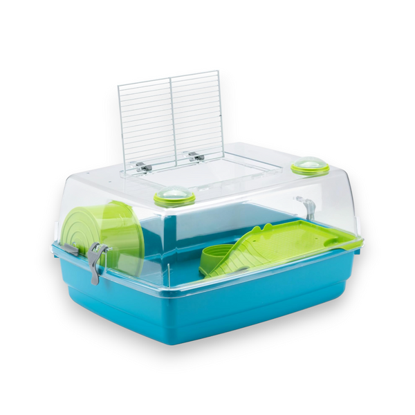 hábitat para Hámster Junior Deluxe Color Azul
