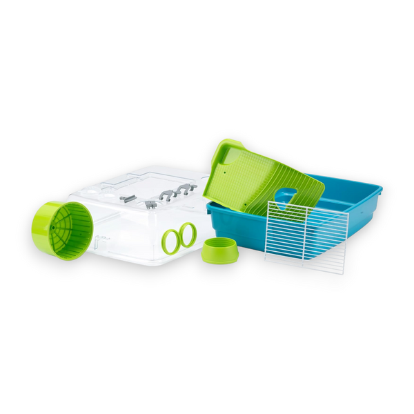 hábitat para Hámster Junior Deluxe Color Azul
