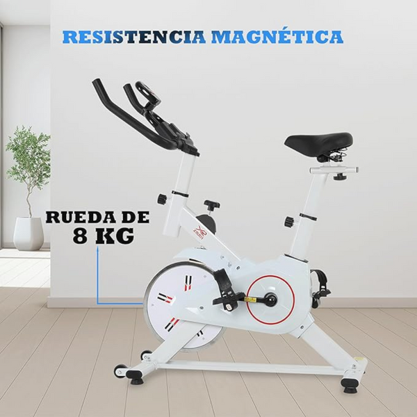 Bicicleta de Spinning Spinx 8kg Ergonómica con Monitor