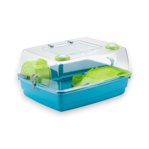 hábitat para Hámster Junior Deluxe Color Azul