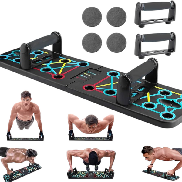 Tabla de flexiones para entrenamiento portátil antideslizante