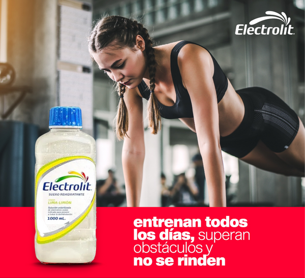 Electrolito sabor Lima-limon 6 botellas 1000ml