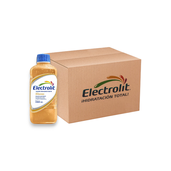 Electrolito sabor Manzana 6 botellas 1000ml