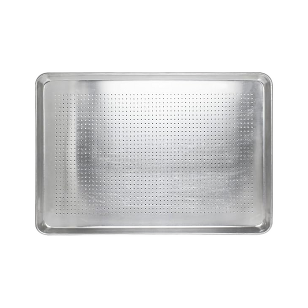 Bandeja plana microperforada de aluminio 80x60