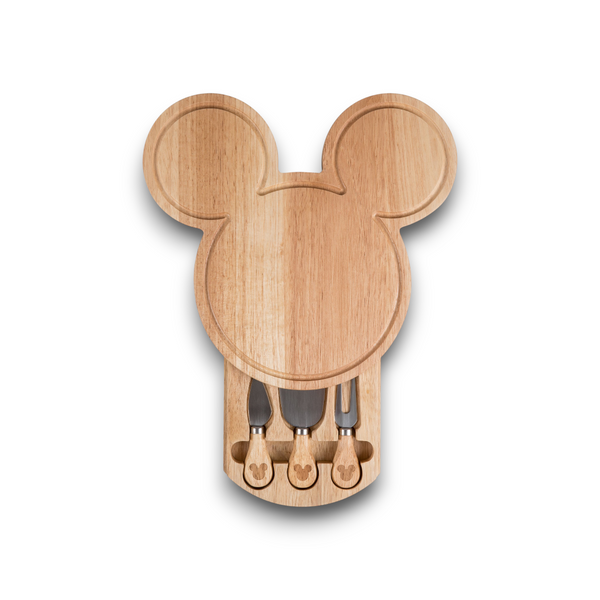 Juego de tabla de quesos en forma de cabeza de Mickey Mouse
