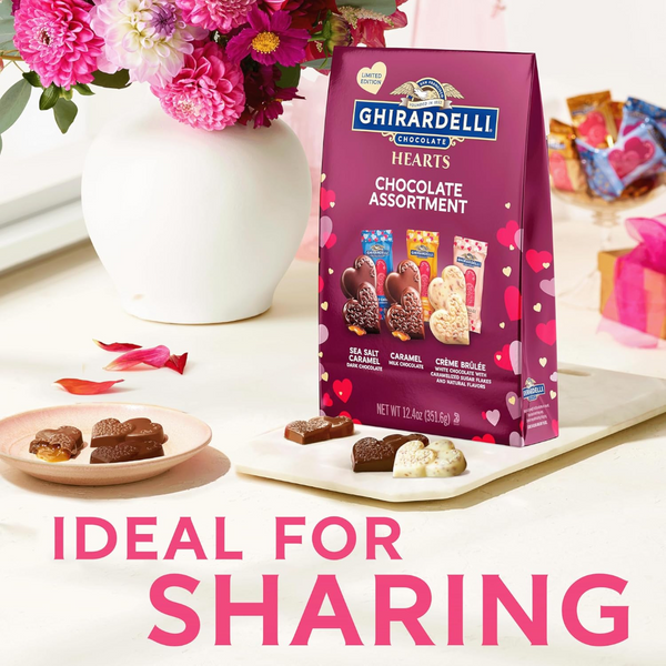 Chocolates Ghirardelli Hearts Sabores Surtidos 431 Grs