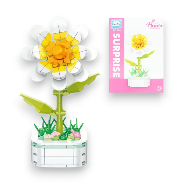 Bloques De Construcción decoración Flor Zuanma flowers