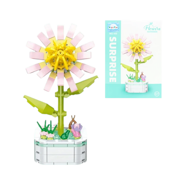 Bloques De Construcción decoración Flor Zuanma flowers