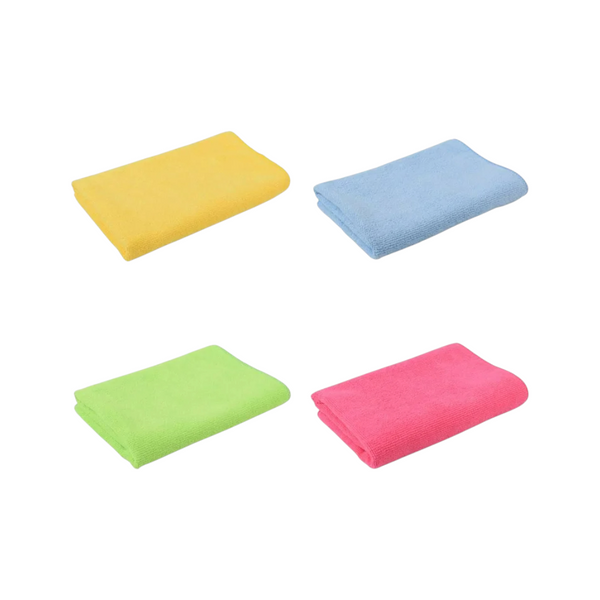 Toallas de Microfibra Multiusos 36 pzas Varios Colores