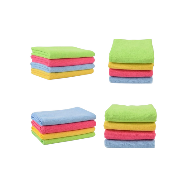 Toallas de Microfibra Multiusos 36 pzas Varios Colores