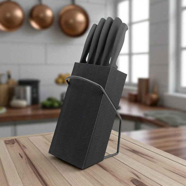 Juego de Cuchillos de Acero Inoxidable Top Choice 6 pzas