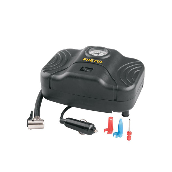Inflador portátil para auto 150 psi 12 V PRETUL