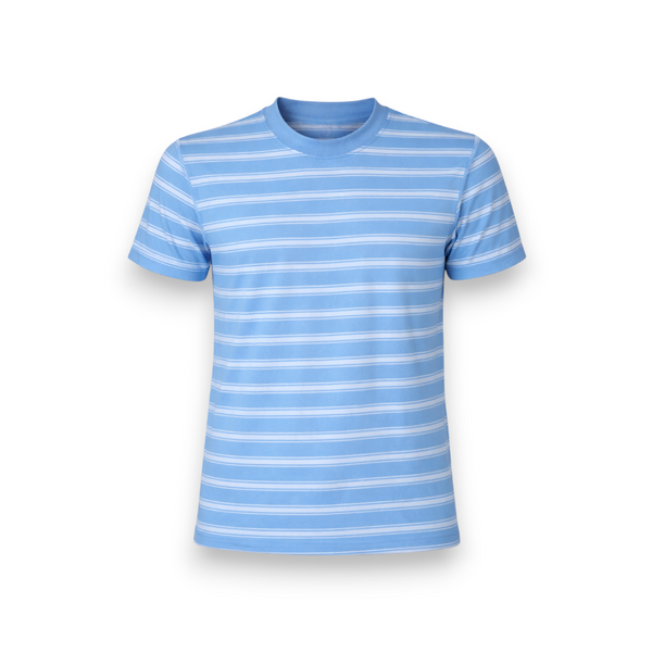 Playeras Rayadas Niño Jovenes Cuello Rendondo Manga Corta