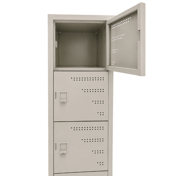 Locker Rack color beige con 6 puertas USADO
