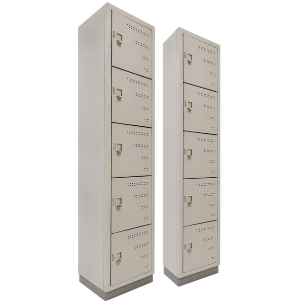 Locker Rack color beige con 6 puertas USADO