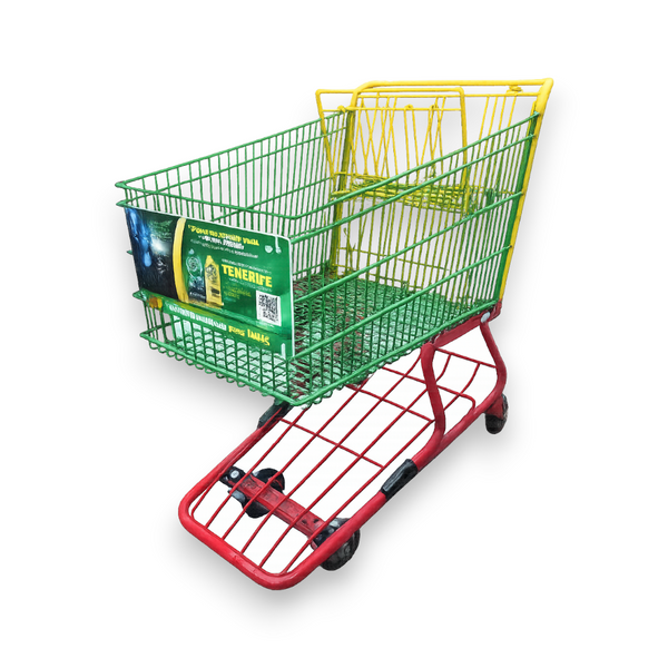 Carrito de supermercado autoservicio usado